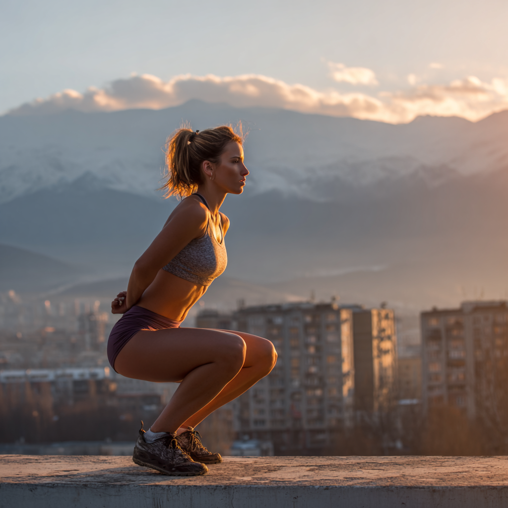 Процес на фитнес тренировка